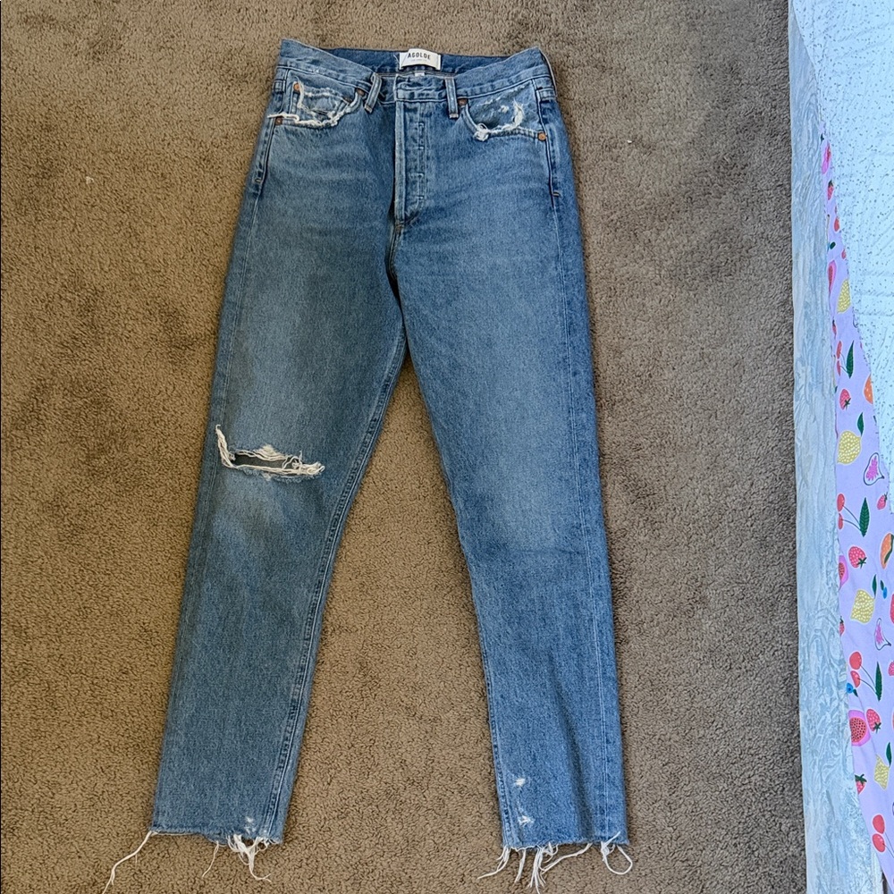 Agolde highrise jeans 26-27 - Picture 2 of 7
